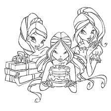 Winx. Verjaarsdag