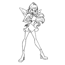 Rysunek bajki Winx