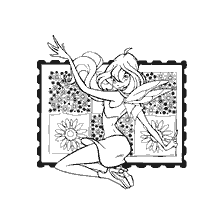 Drawing by Winx - Flora