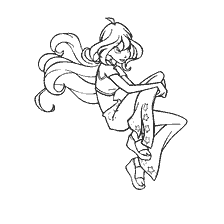 Kolorowanki Winx
