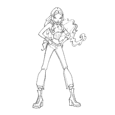 Colorir Winx