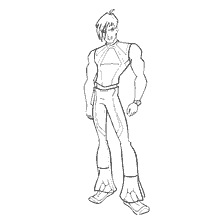Character drawing from the Winx Club - Specialists