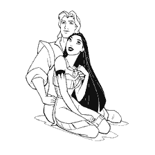 Pocahontas and John Smith