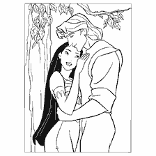 Pocahontas and John Smith