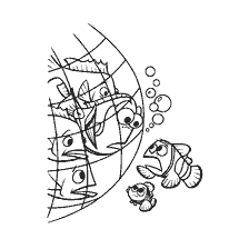 Dory en Nemo in de onderwaterwereld