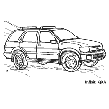 Passenger car Infiniti QX4 2001
