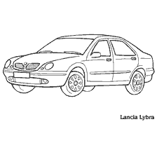 Coloring of the 1999 Lancia Lybra