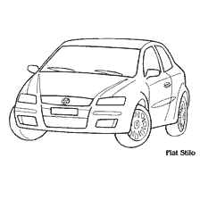 The Fiat Stilo Coloring Book of 2001