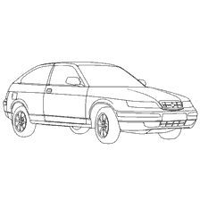 Painting of a VAZ passenger car