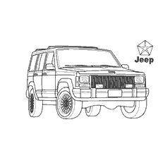 Couleur voiture Jeep Cherokee 1990 sortie