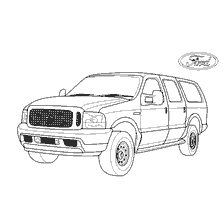 Coloration de la voiture Ford Excursion