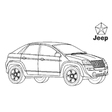 Car coloring Jeep Varsity (USA)
