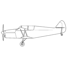 Painting of a biplane