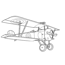 Coloring of the French fighter Newport 11 1915