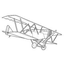 Illustration of the Italian aircraft Ansaldo S.V.A. 3, 1917