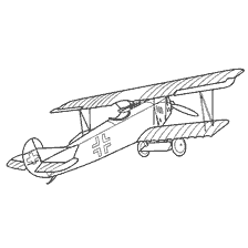 German Fokker D VII aircraft of 1918
