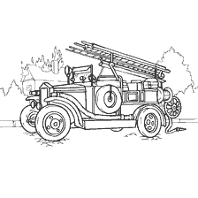 Camion de feu de coloration AMO-F15 1926