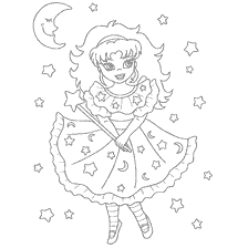 Coloring The Little Princess