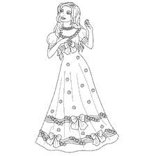 Princess Barbara at the Royal Ball
