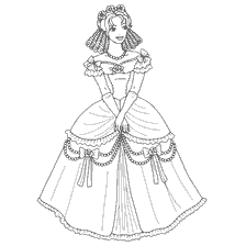 Princesa Amelia no baile