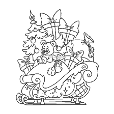 Sleigh with gifts