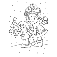 Nuwejaar en Snow Maiden