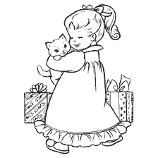 Новогоднее утро с котенком