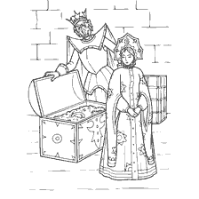 coloring page: Vasilis at Koschei Immortal