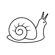 Coloring snail