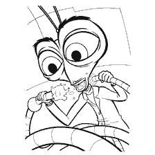 Dr. Kakkerlak, karakter van Monsters vs. Aliens, kleurboek