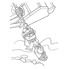 página para colorear: Colorear desde el dibujo animado Up! (Up!), en el que Carl Fredriksen y Russell