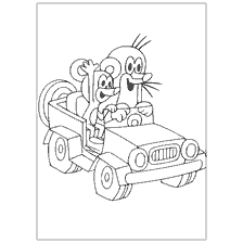 The mole and his friend will be found in the car