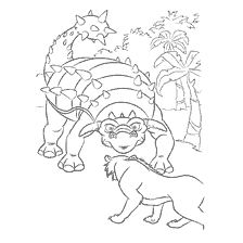 Ankylosaurus meets Diego