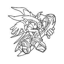 Coloring Wave from Sonic X