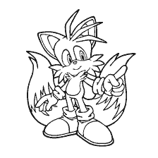 Kleuring van Miles Tyles Power van Sonic X