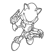 Metal Sonic van Sonic X kleuren