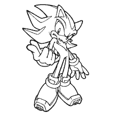 Schaduw van Sonic X voor kleuren