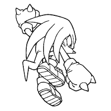 Knokkels in de Sonic X kleurboek