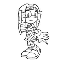 Tikal van Sonic X in kleur