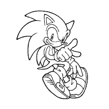 Tekenlijn van Sonic X-teken