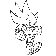 Kleuren van de Sonic X-teken