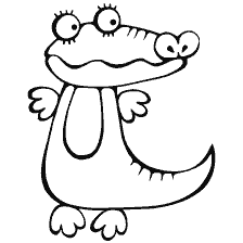 Crocodile colorato