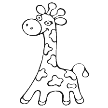Giraffe for coloring