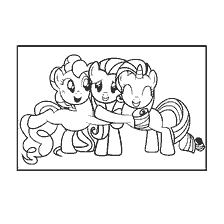 Pembey Pai, Flattershay ve Rainbow