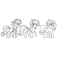 Appelblom, Scootaloo, Baby Belle