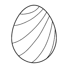 página para colorear: Pintura huevo de Pascua Pisanka con patrones