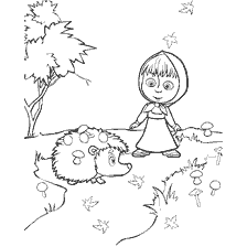 Masha and Hedgehog
