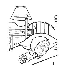 Mary is asleep