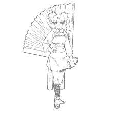 Coloring by Temari from Naruto