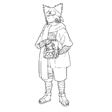 Coloring Character by Akimichi Choji from Naruto